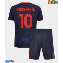 Nottingham Forest Morgan Gibbs-White #10 Tredjedraktsett Barn 2025-26 Kortermet (+ Korte bukser)